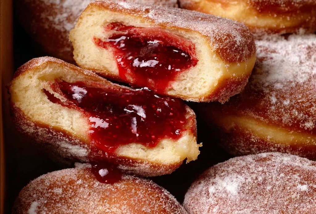 Jelly-Filled Donut Preparation