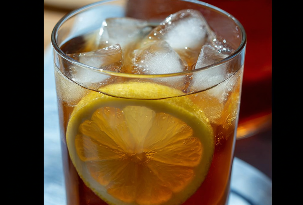 Lemon Iced Tea Preparation