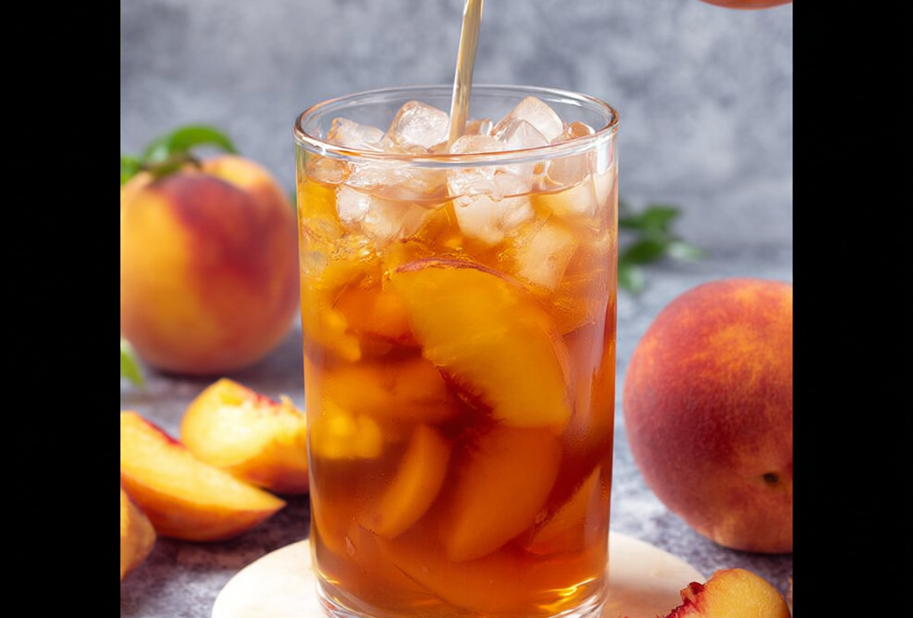 Peach Iced Tea Preparation
