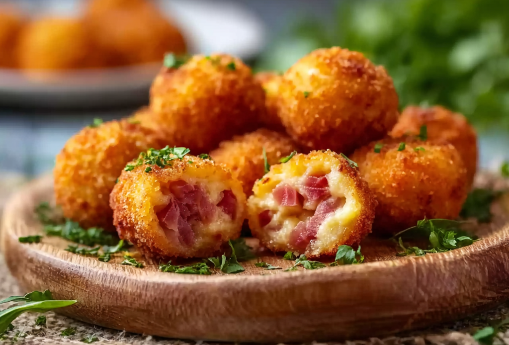 Spanish Croquettes with Serrano Ham