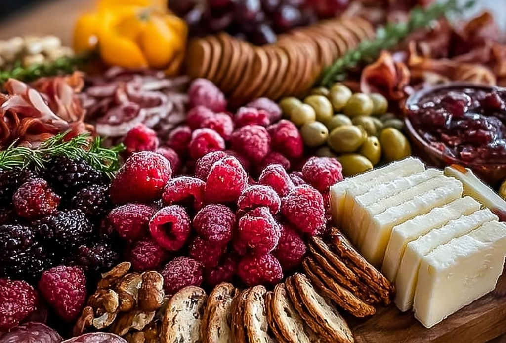 Valentine's Day Charcuterie Board Assembly