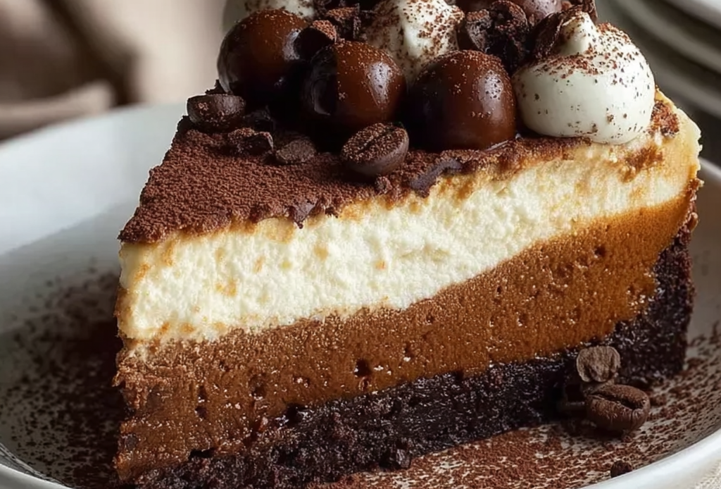 Coffee Brownie Cheesecake