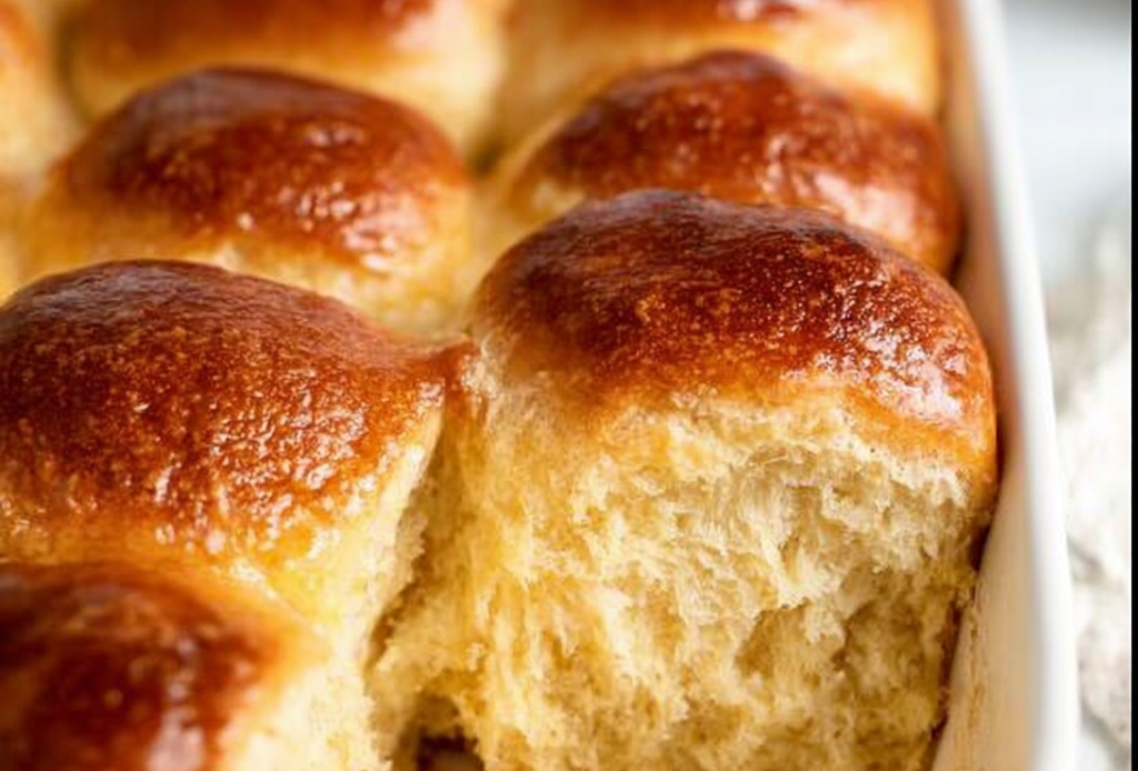 Homemade Brioche Dinner Rolls