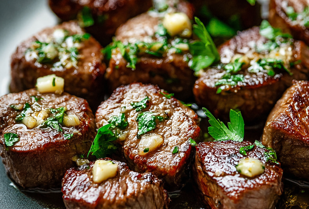 Steak Bites with Garlic Butter