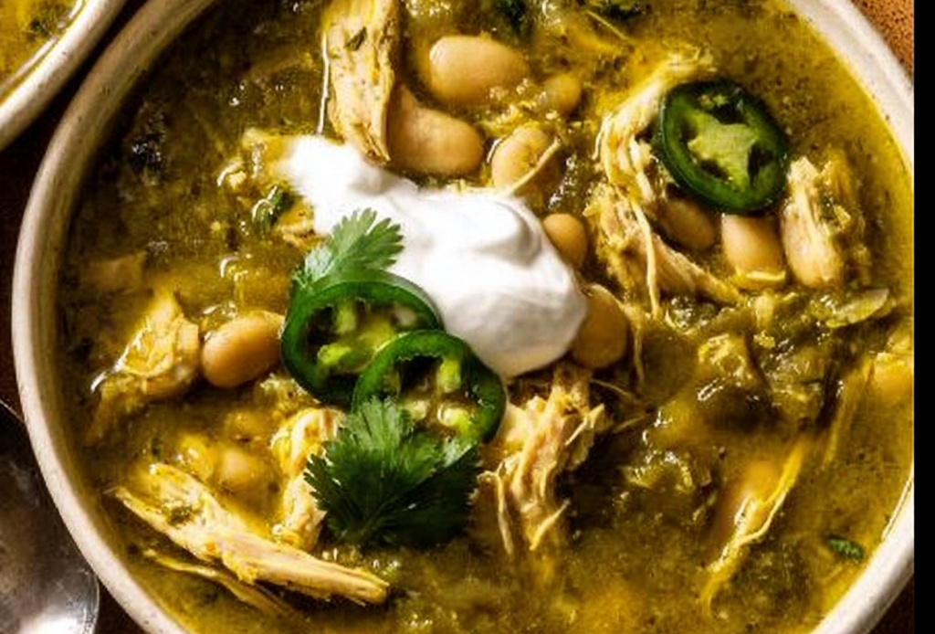 White Chicken Chili with Green Chiles